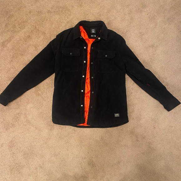 Volcom Bowered Fleece Long Sleeve Jacket - Picture 1 of 5